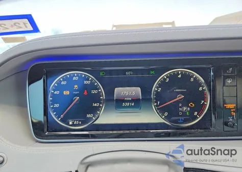 2016 Mercedes-Benz S 550 4Matic z USA, uszkodzony, nr VIN WDDUG8FB7GA208570